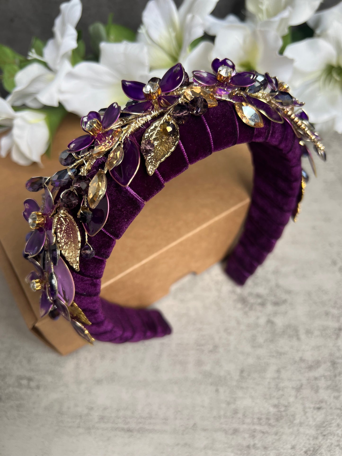 Purple and Gold Purple and Gold Precius pearls