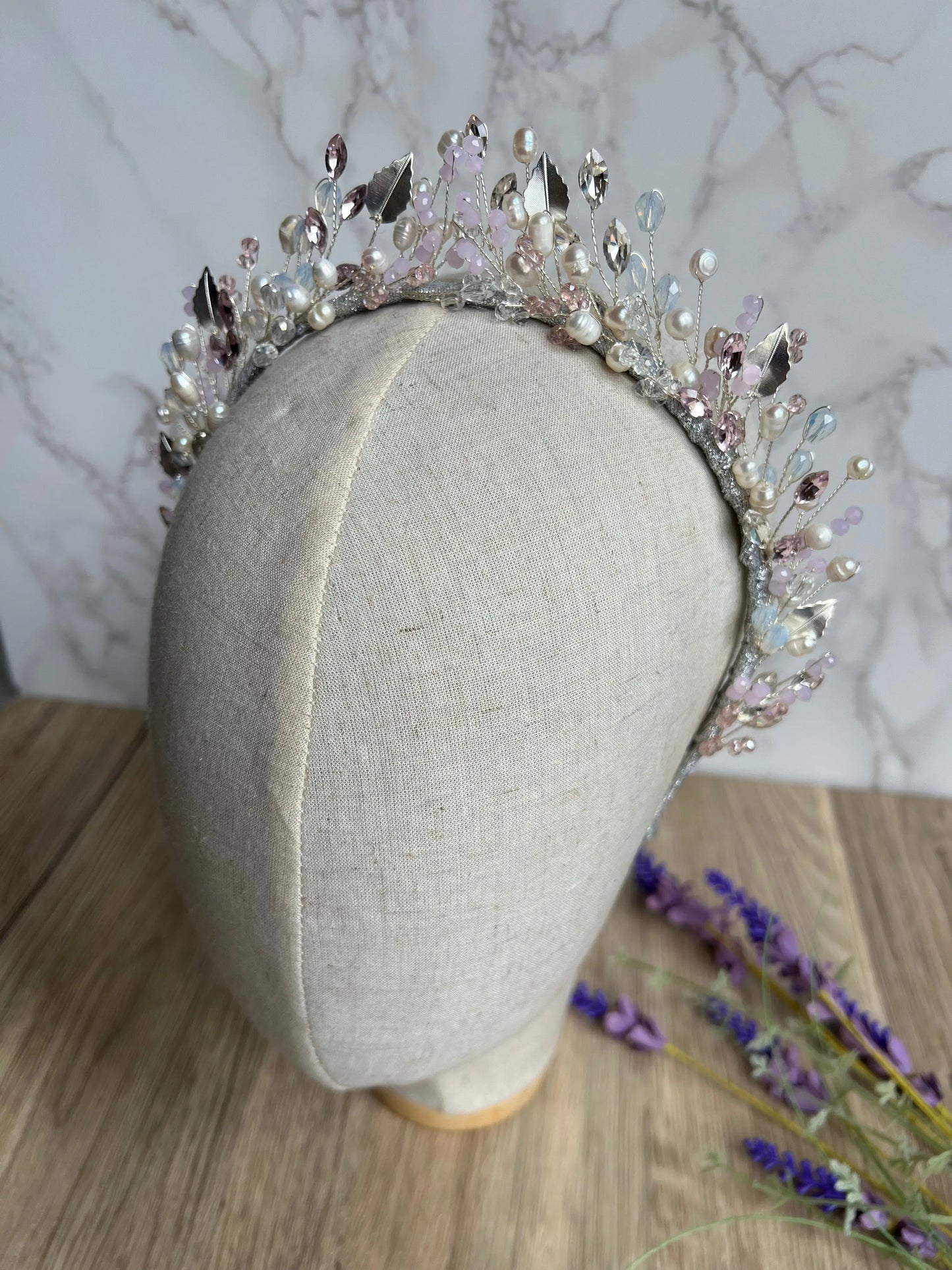 Alice Flower Tiara Full Crown