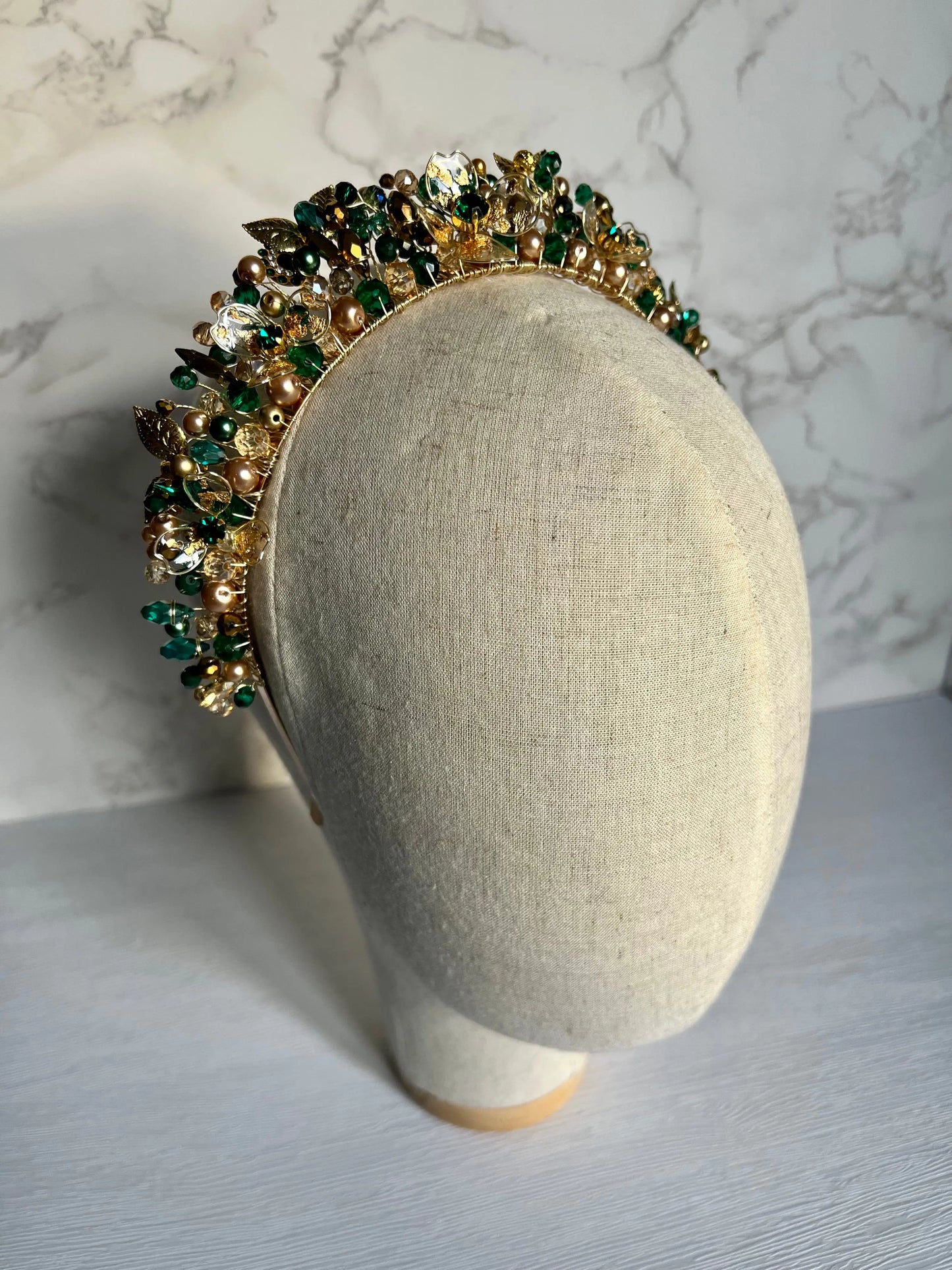FLORA Emerald Flower Crown