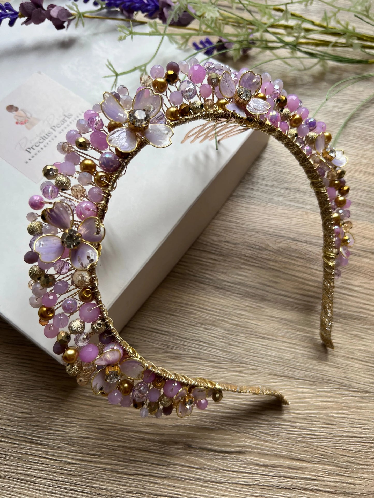 Flora Lilac Flower crown