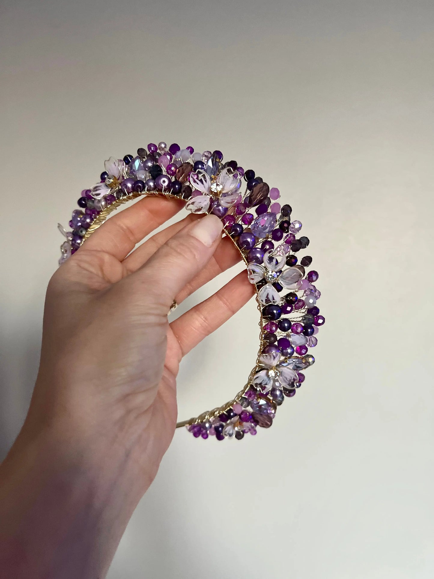 Purple Flower Crown