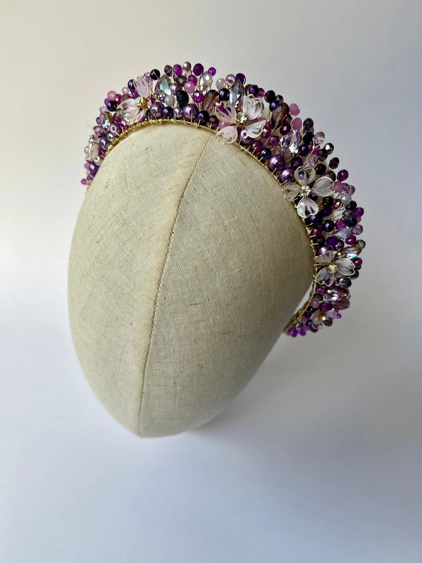 Purple Flower Crown