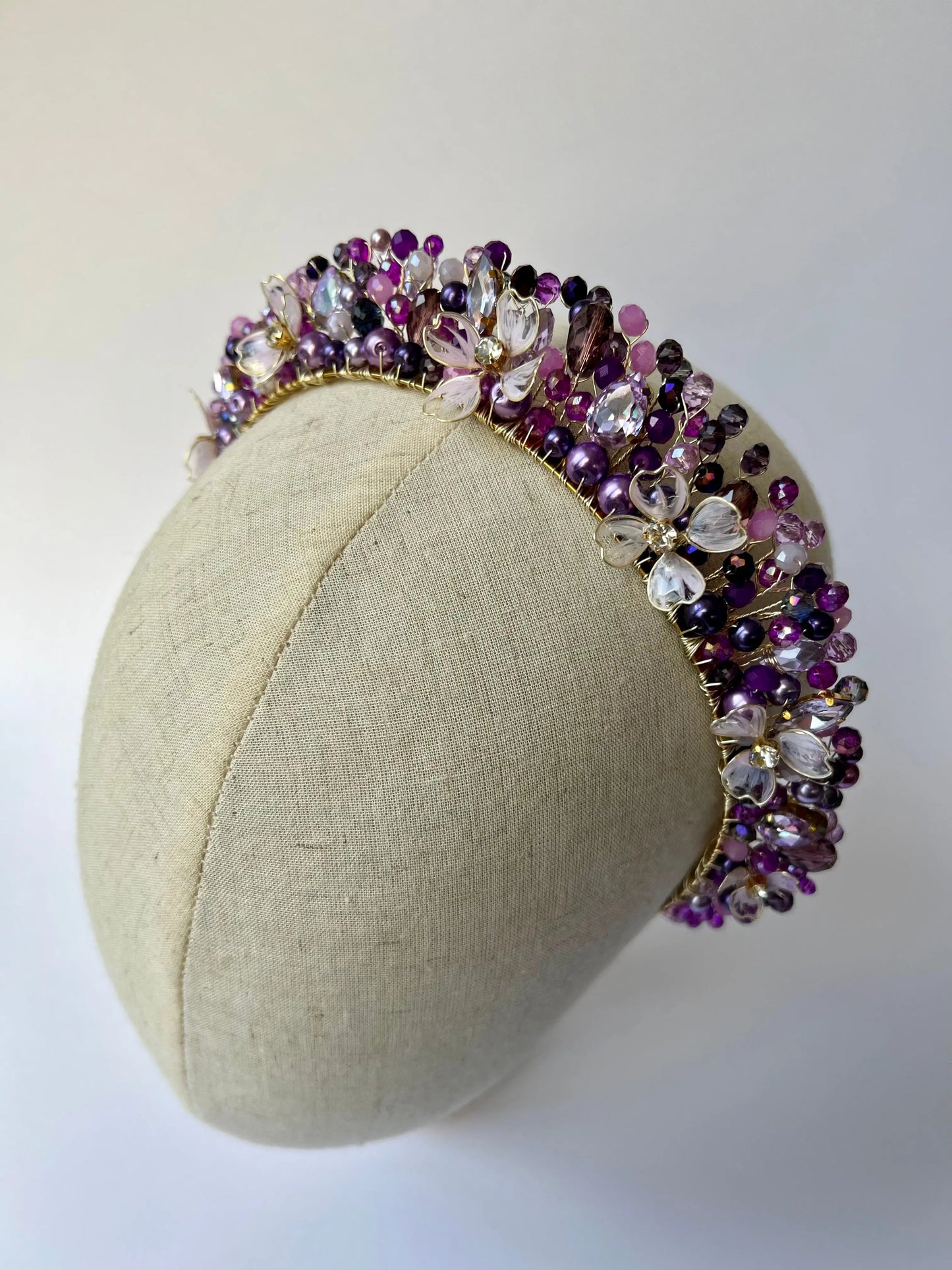 Purple Flower Crown
