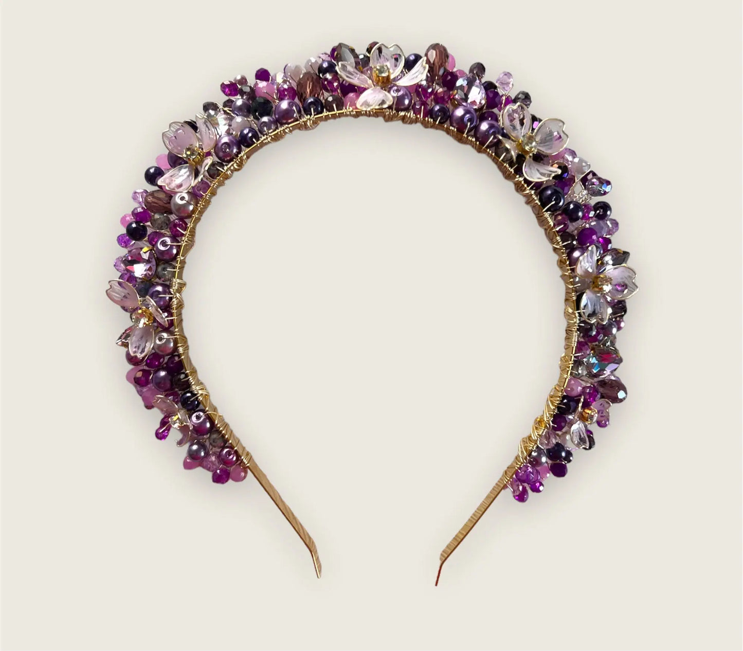 Purple Flower Crown