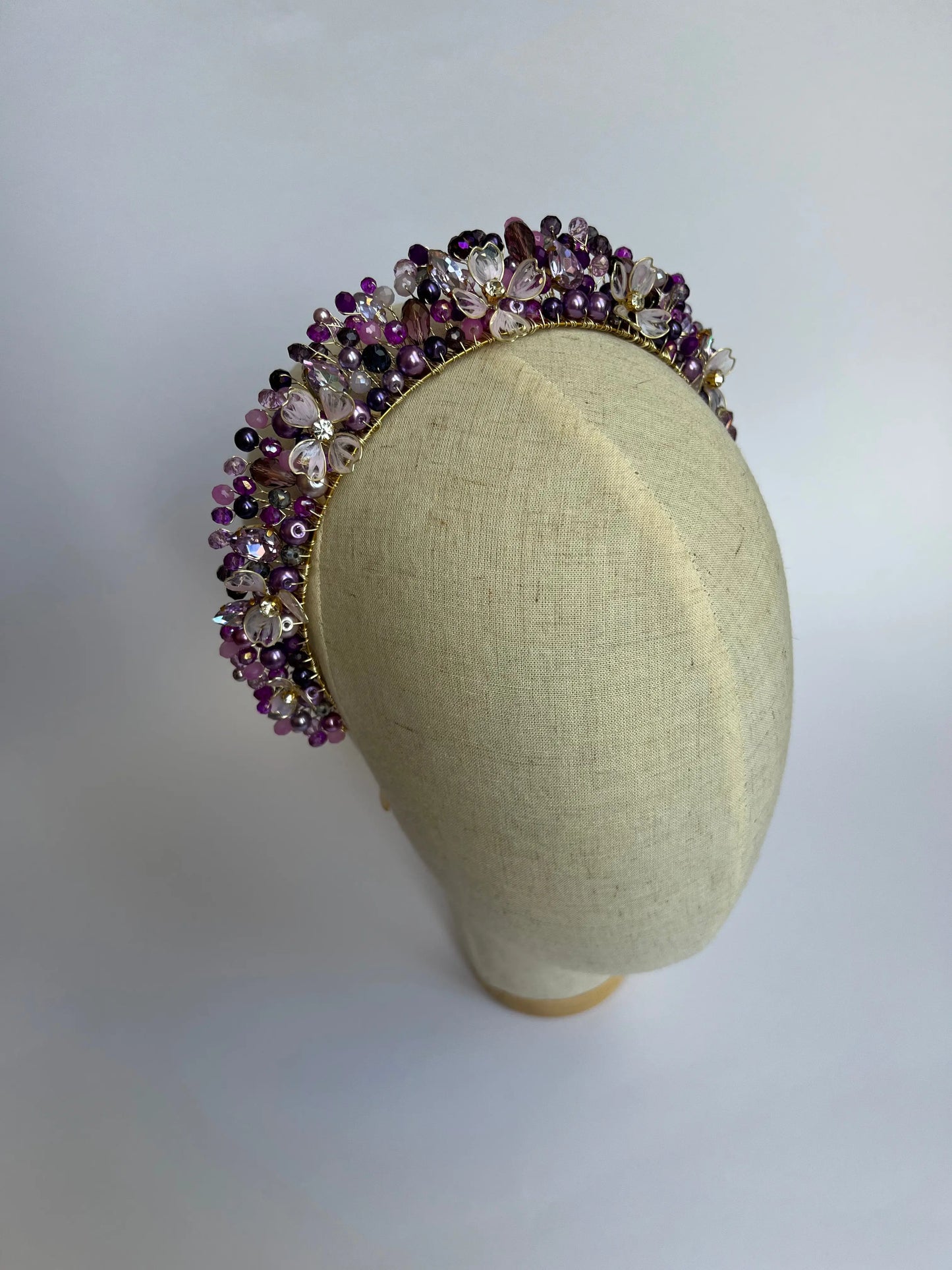 Purple Flower Crown