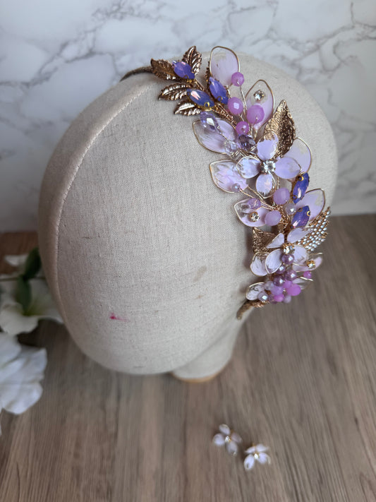 Lilac and Gold Lilac and Gold Precius pearls