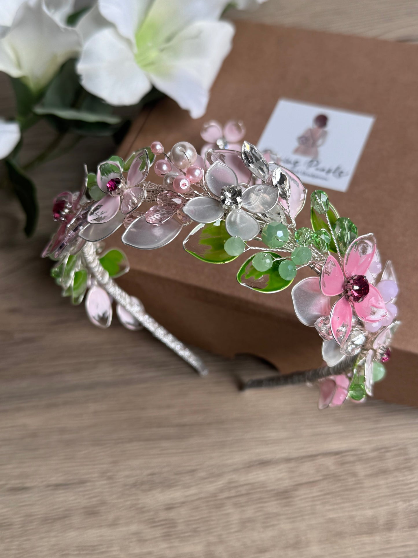 Green and Pink Green and Pink Precius pearls