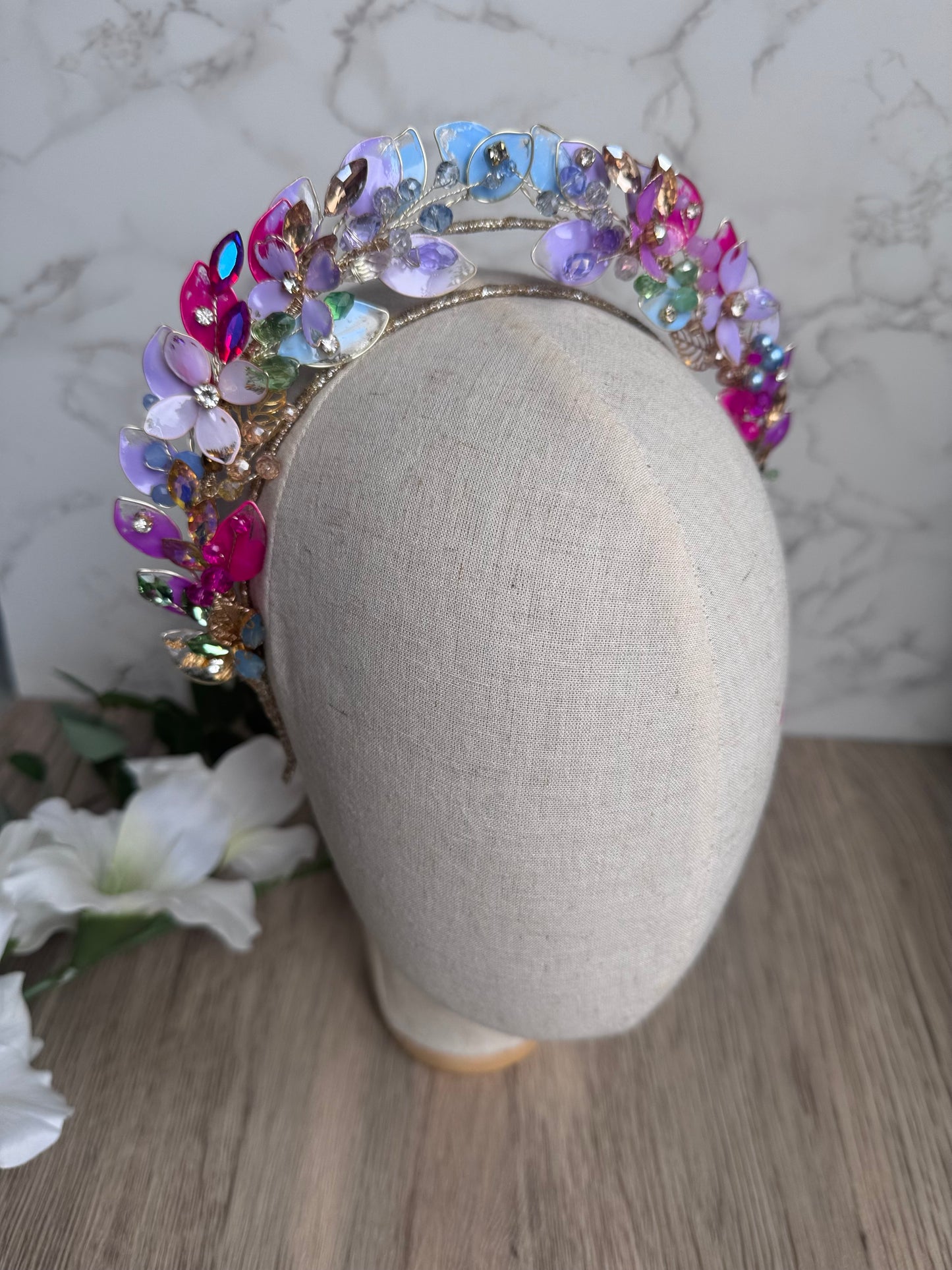 Lilac pastel halo Lilac pastel halo Precius pearls