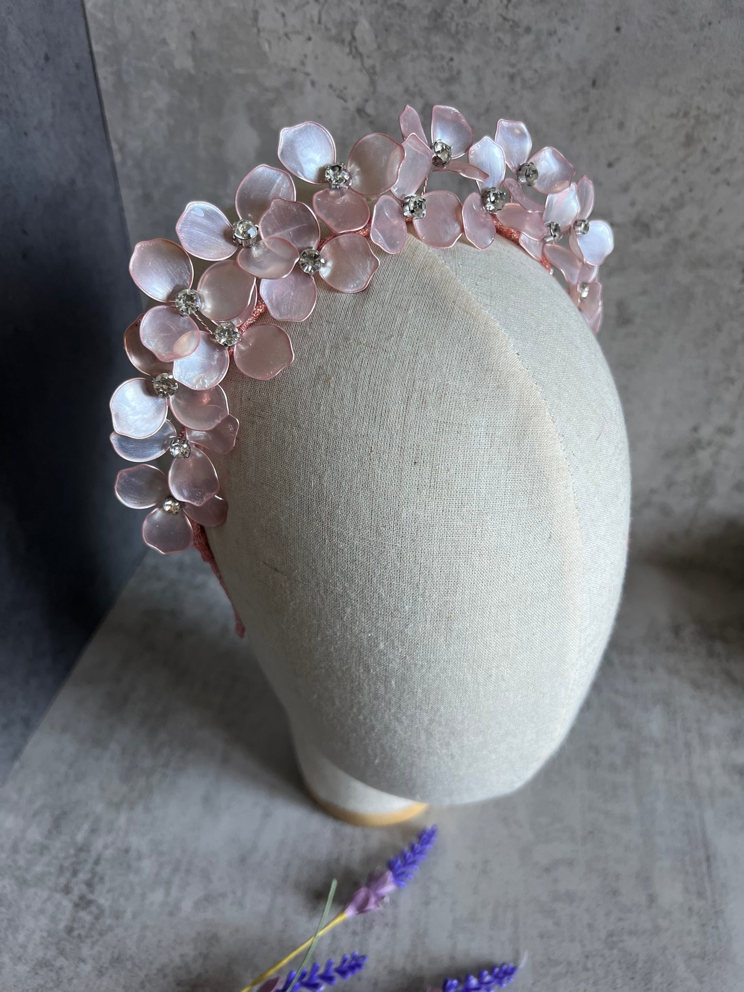 Rose Fold Flower Crown Rose Fold Flower Crown Precius pearls