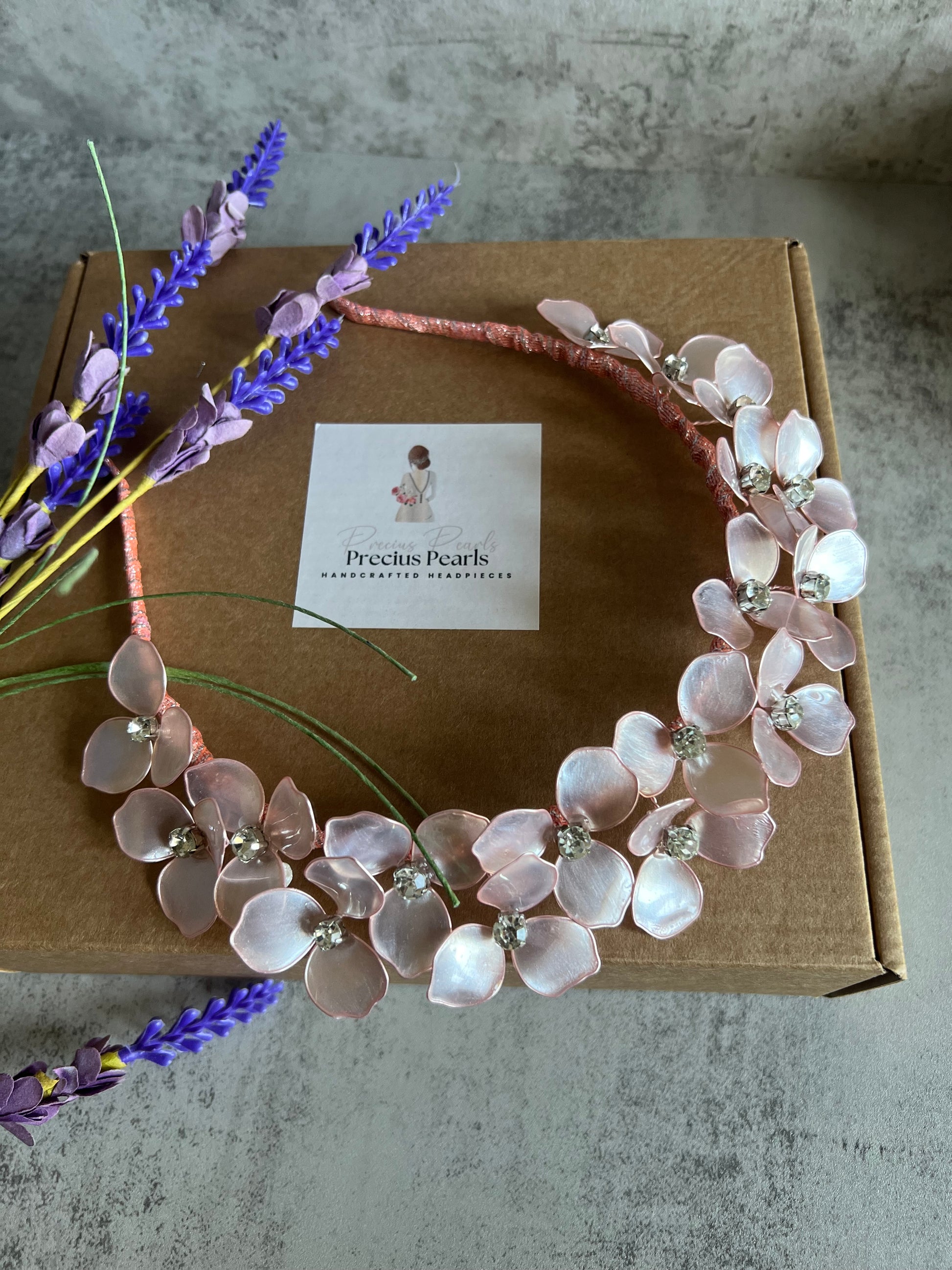 Rose Fold Flower Crown Rose Fold Flower Crown Precius pearls